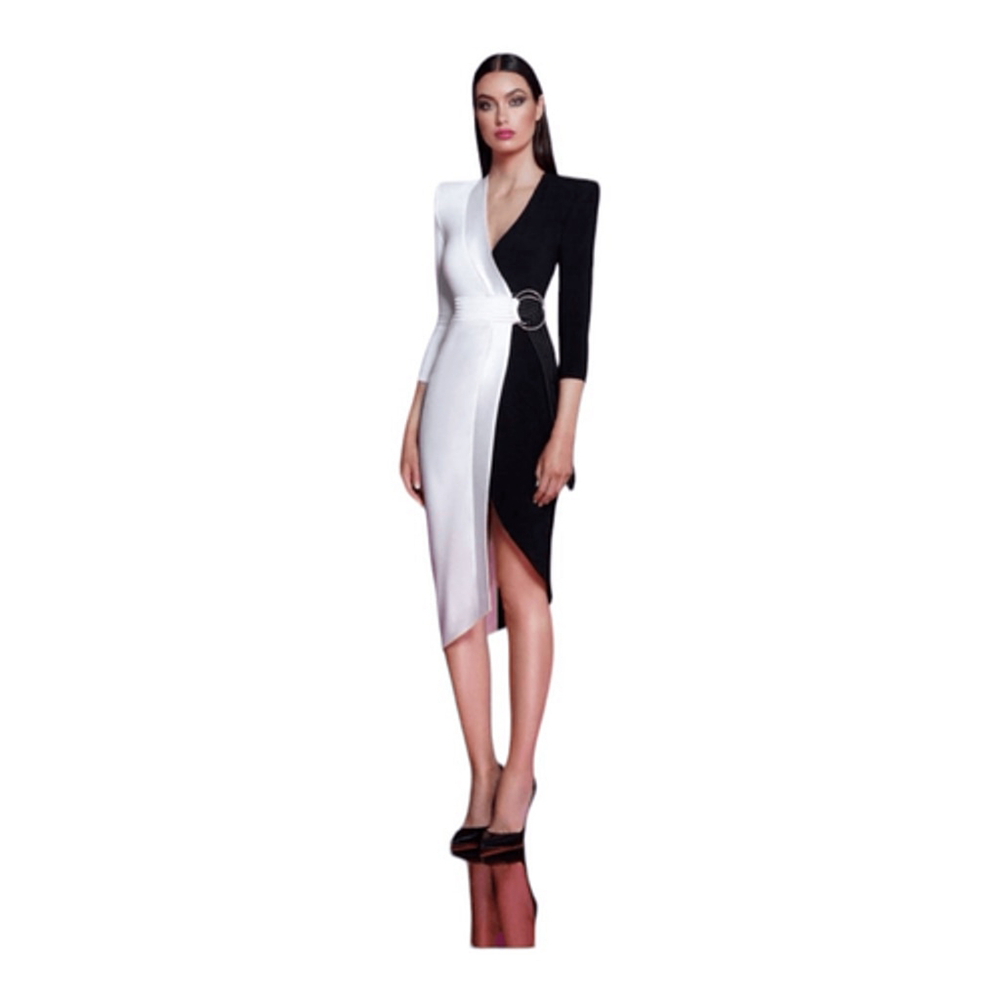 Zhivago Black and White Inside Out Dress Size 4